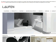 Tablet Screenshot of laufen.com