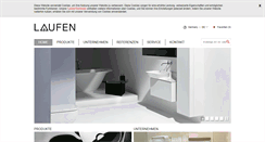 Desktop Screenshot of de.laufen.com