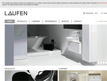 Tablet Screenshot of export.laufen.com